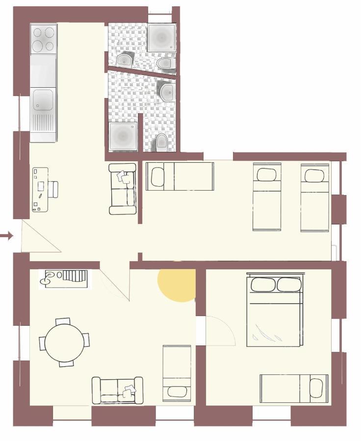 Ferienwohnung Elfriede - Wlan, 2 Baeder, Kueche, Freisitz, 2 Parkplaetze, Im Ortskern Malterdingen Buitenkant foto